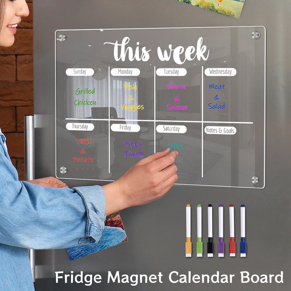 Planned Parenthood - Fridge Magnet Calendar Board Weekly Planner