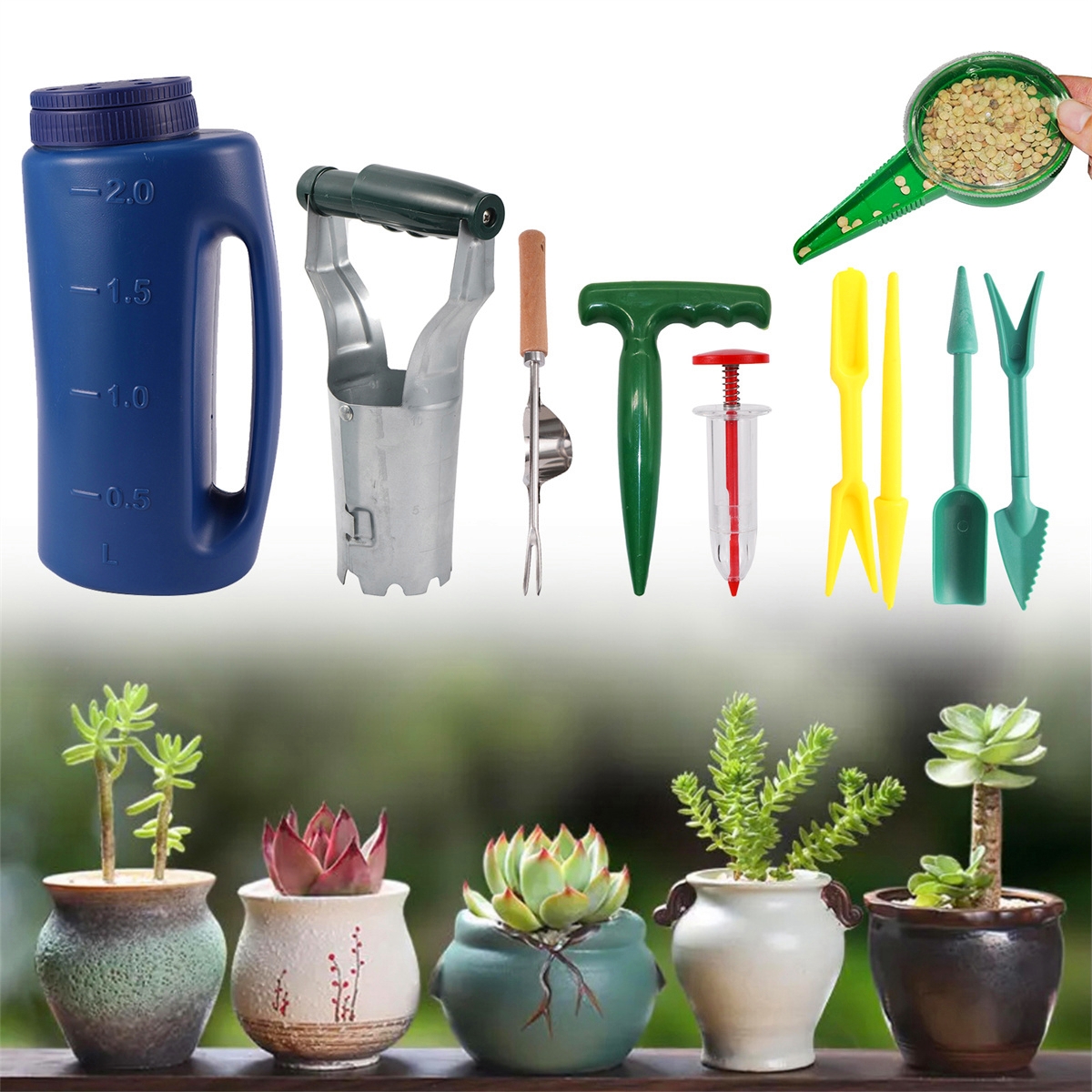 Plant Parent Tools - Mini Sowing Seed Dispenser Soil Puncher