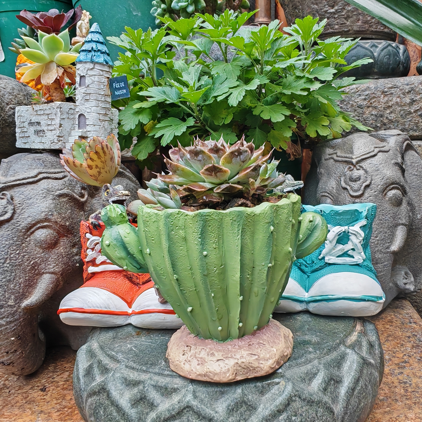 Cactus Flower Planter Pot Cute - огляд і ціна Cactus Mix Pot