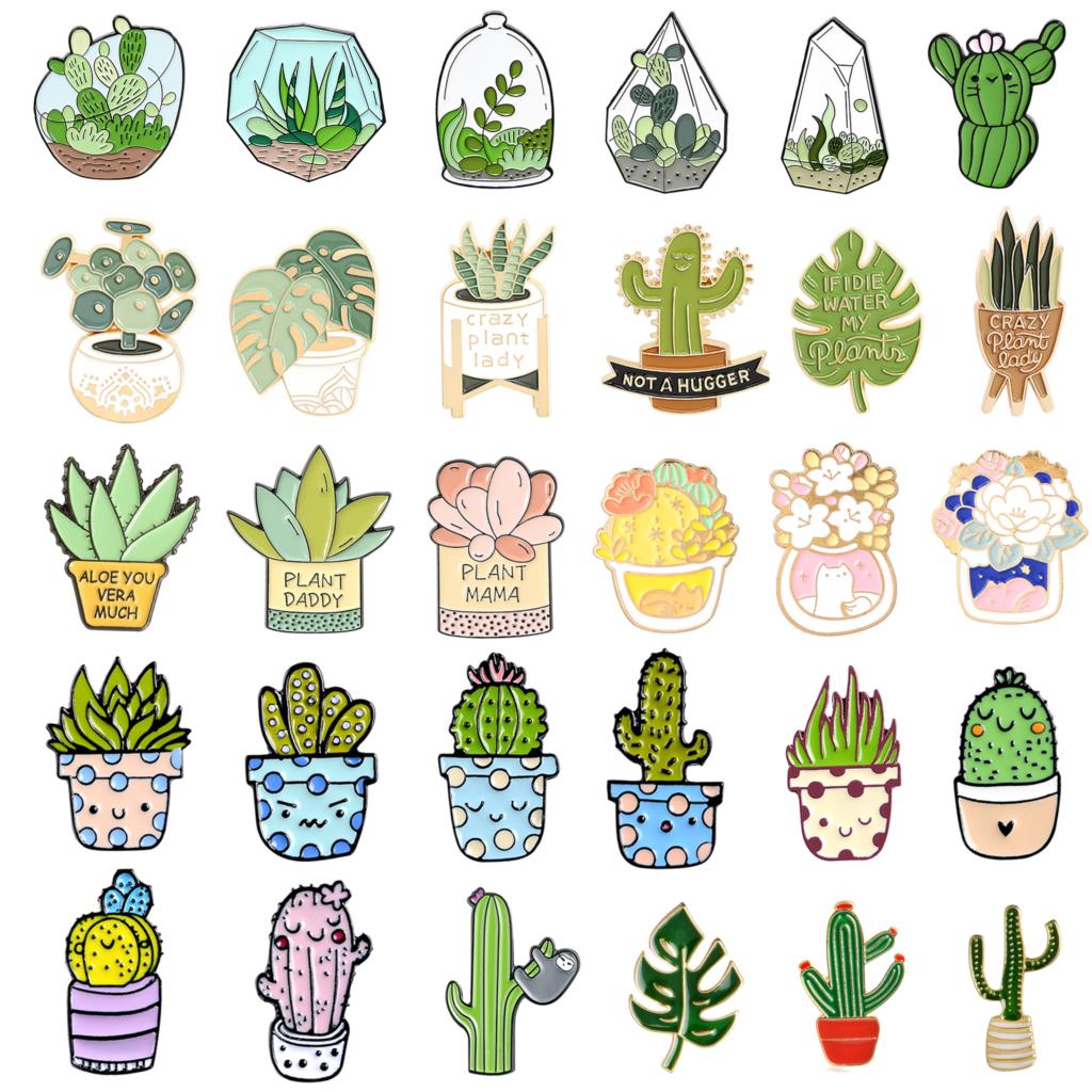 Potted Plant Brooch Monstera A - огляд і ціна Cactus Mix Pot