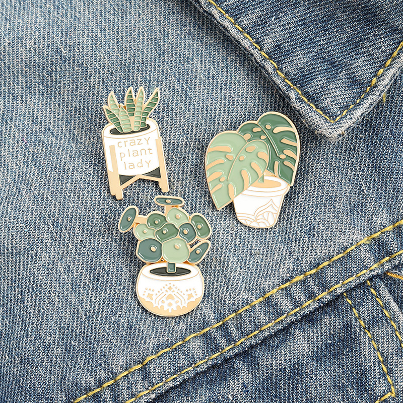 Potted Plant Brooch Monstera A - огляд і ціна Cactus Mix Pot