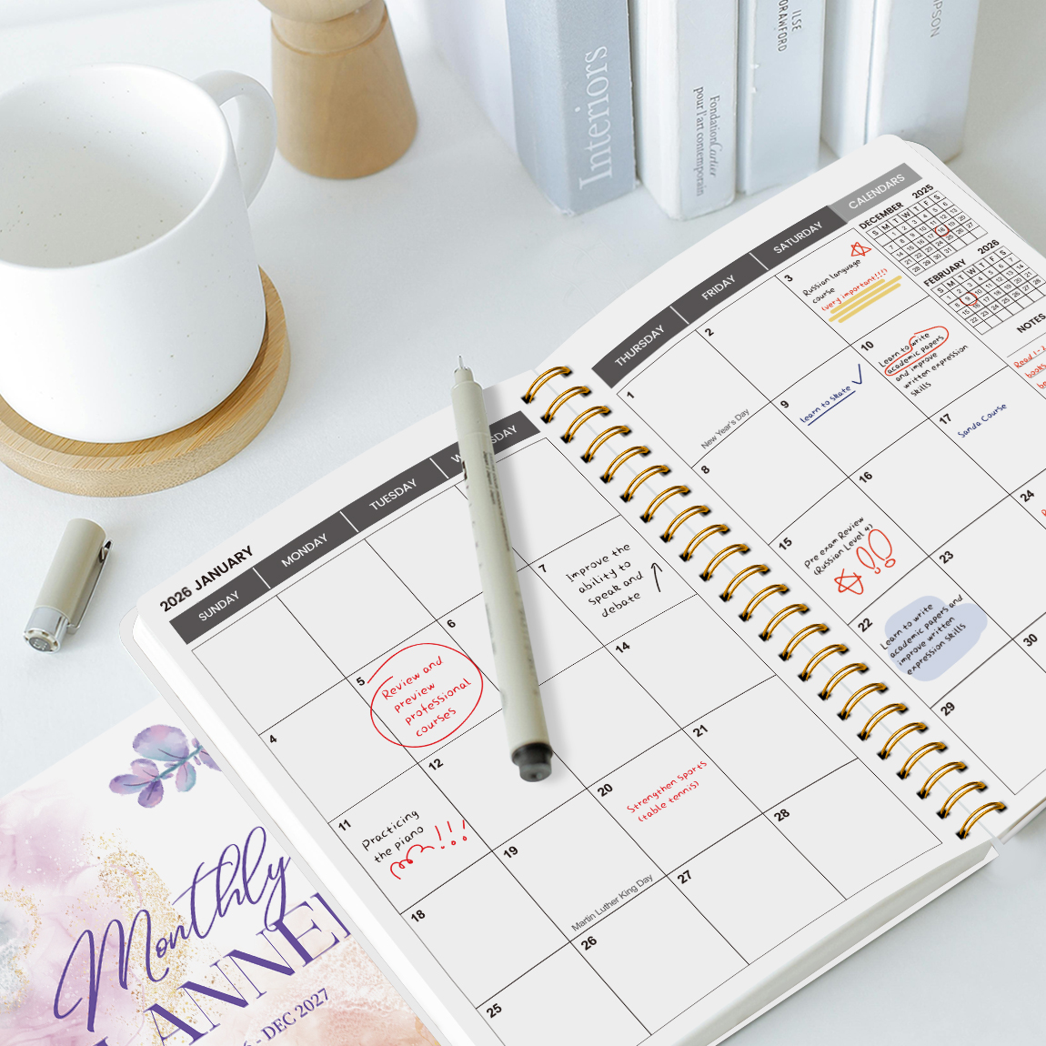 2026-2027 A5 Weekly & Monthly  - огляд і ціна Planned Parenthood