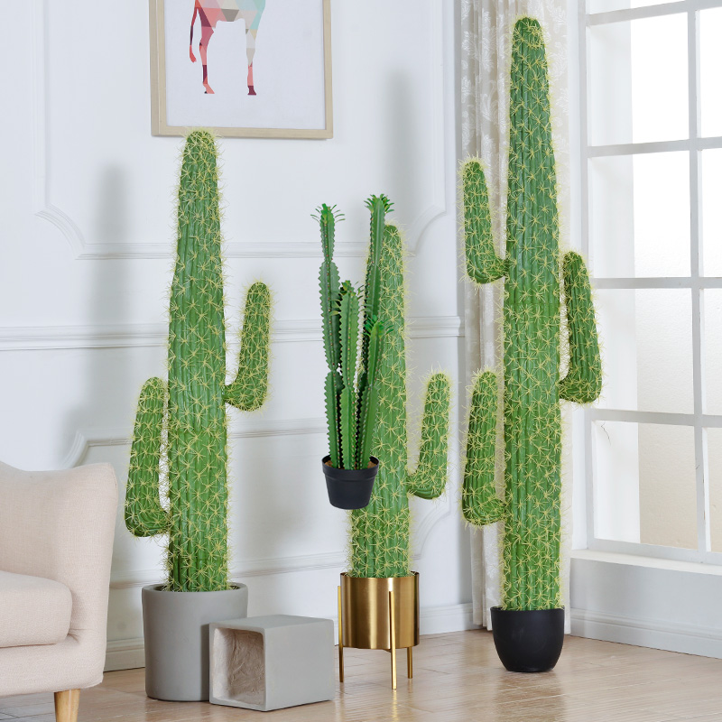 Artificial Green Fairy Column  - огляд і ціна Cactus Mix Pot