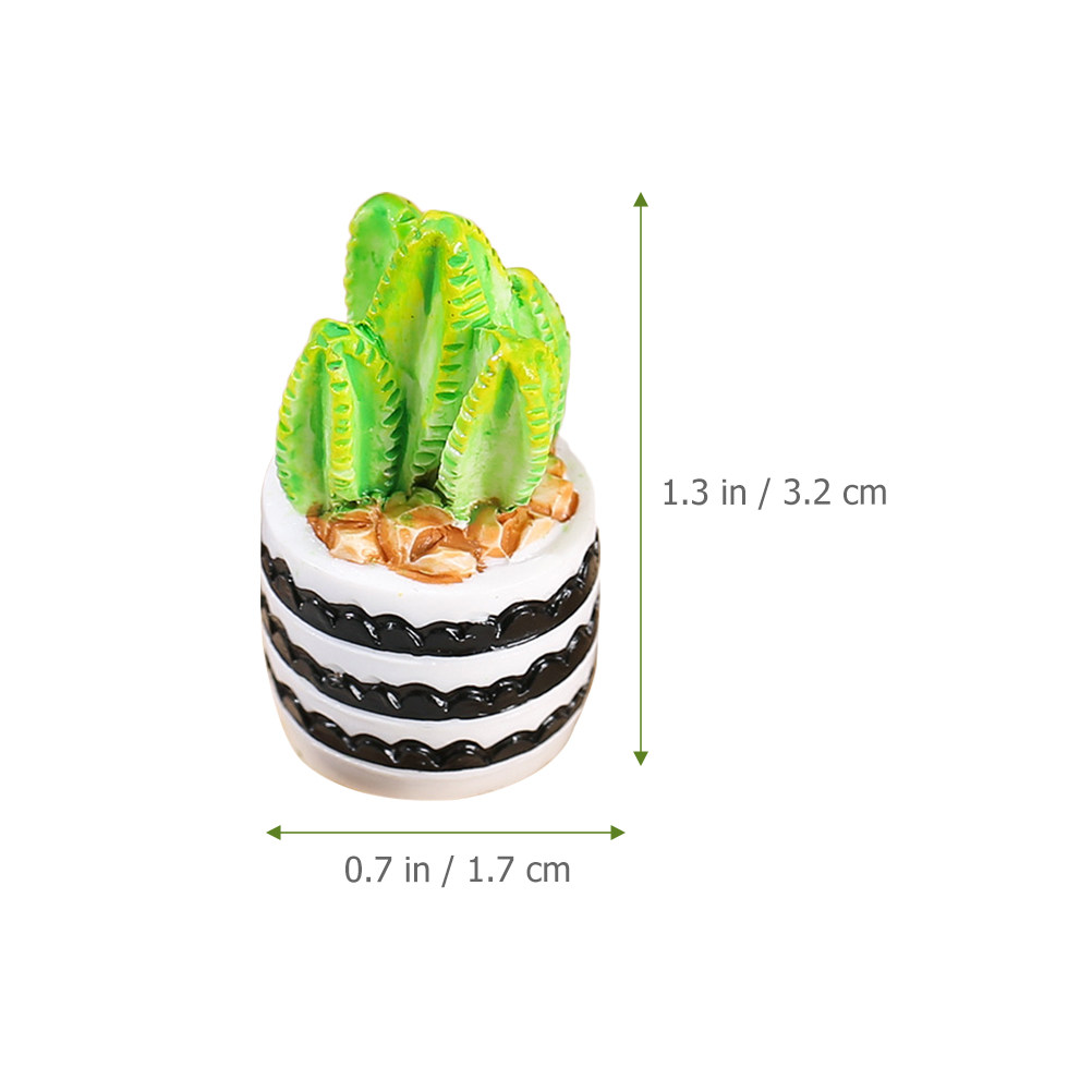 4Pcs Mini Faux Cactus Bonsai P - огляд і ціна Cactus Mix Pot