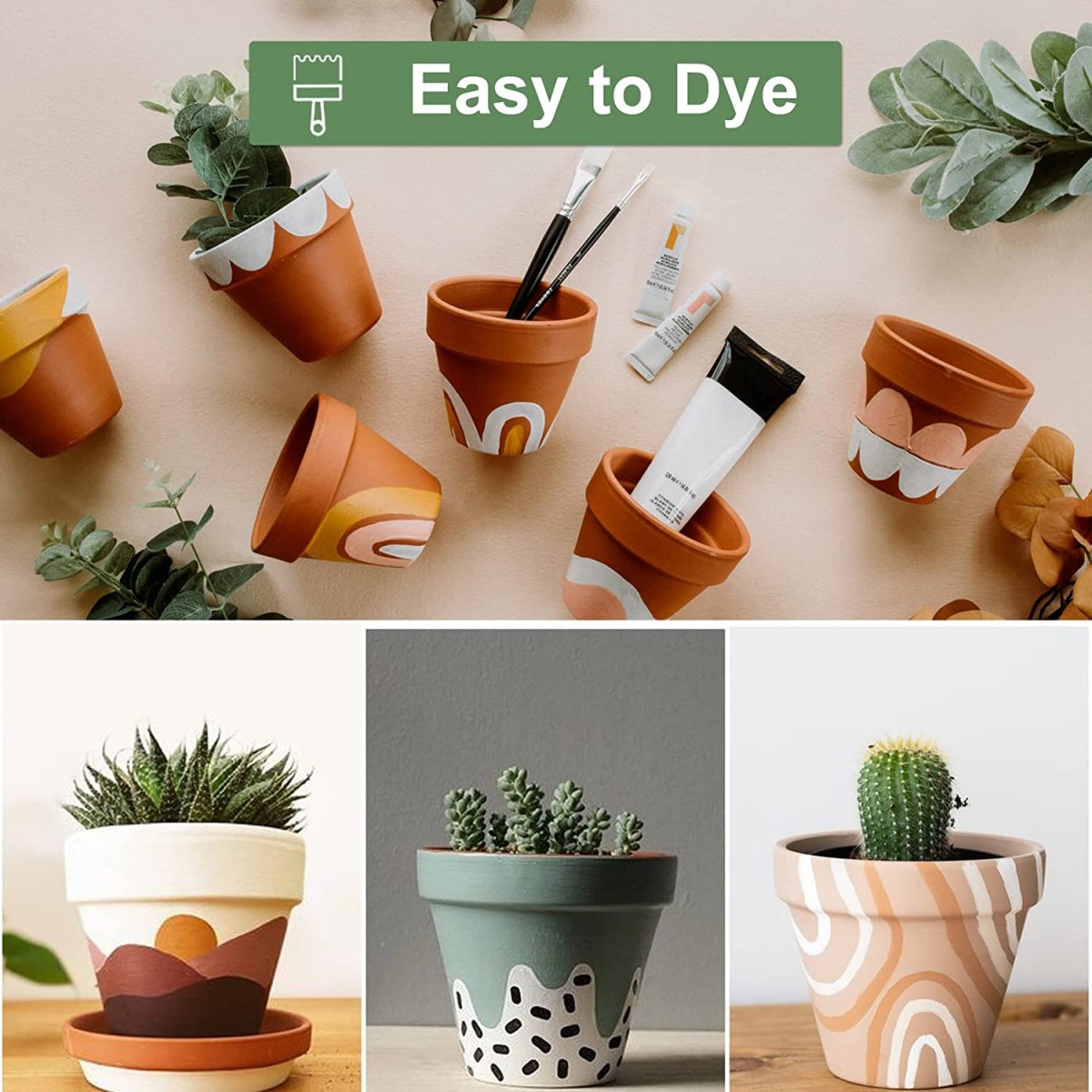 16 Pcs 1.8'' Terra Cotta Pots  - огляд і ціна Cactus Mix Pot