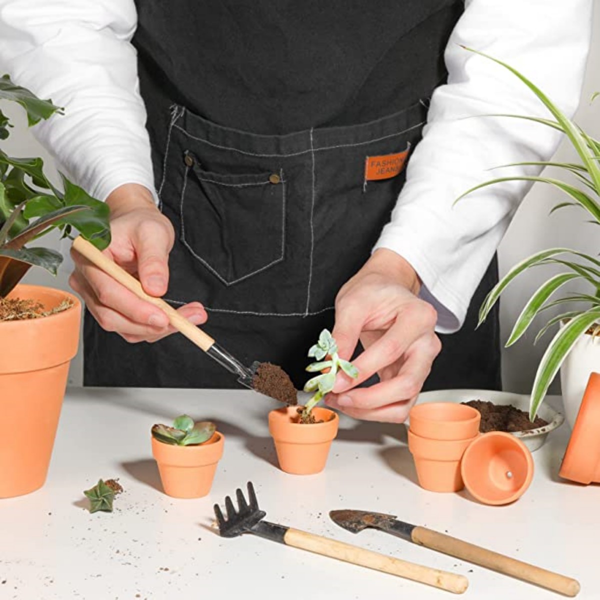 16 Pcs 1.8'' Terra Cotta Pots  - огляд і ціна Cactus Mix Pot
