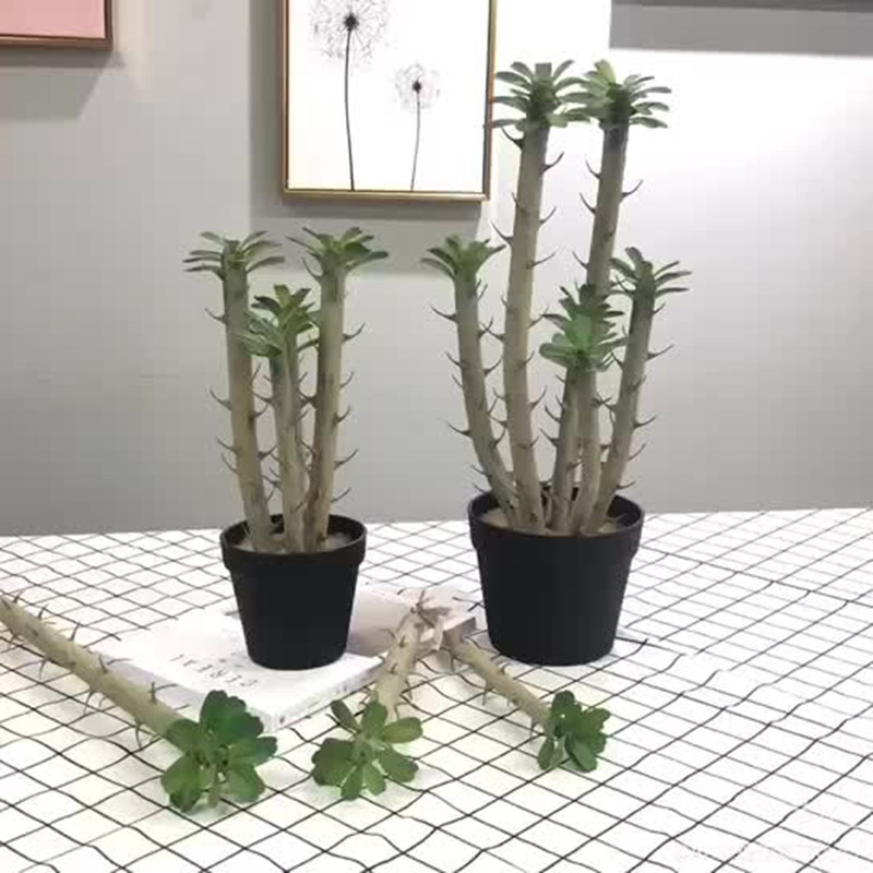 New 30-50cm 1pcs Artificial La - огляд і ціна Cactus Mix Pot