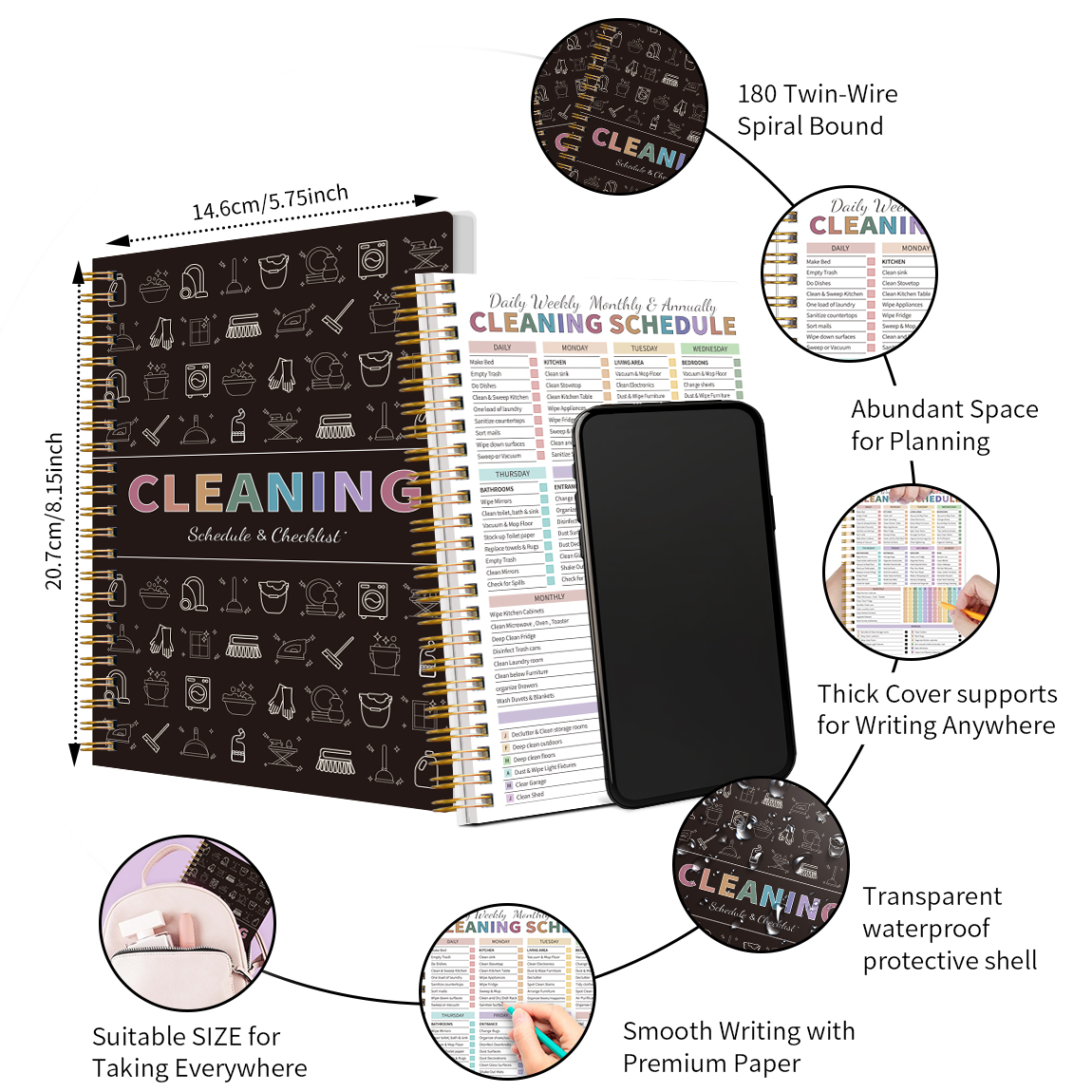Cleaning Planner Spiral Notebo - огляд і ціна Planned Parenthood
