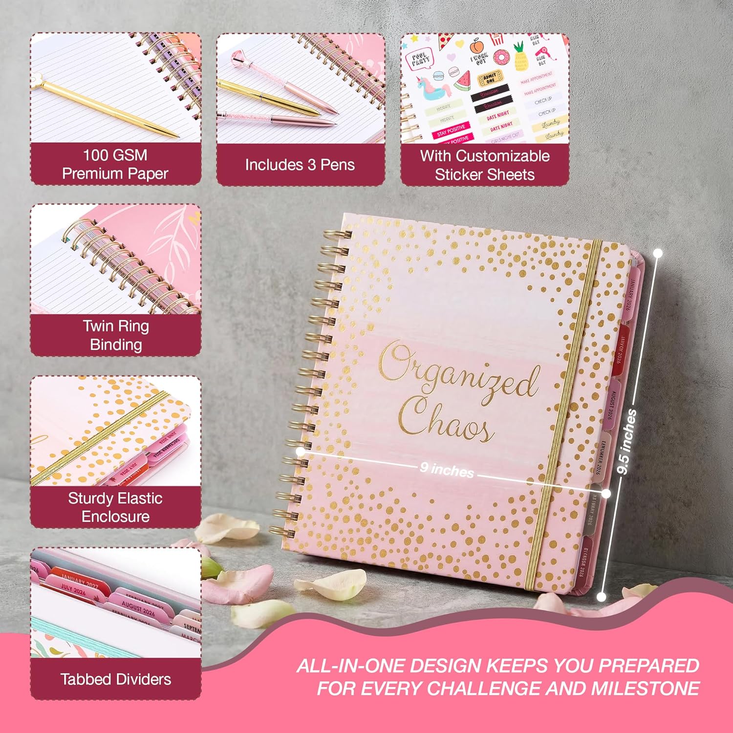 18-Month Planner 2026-2027, Da - огляд і ціна Planned Parenthood