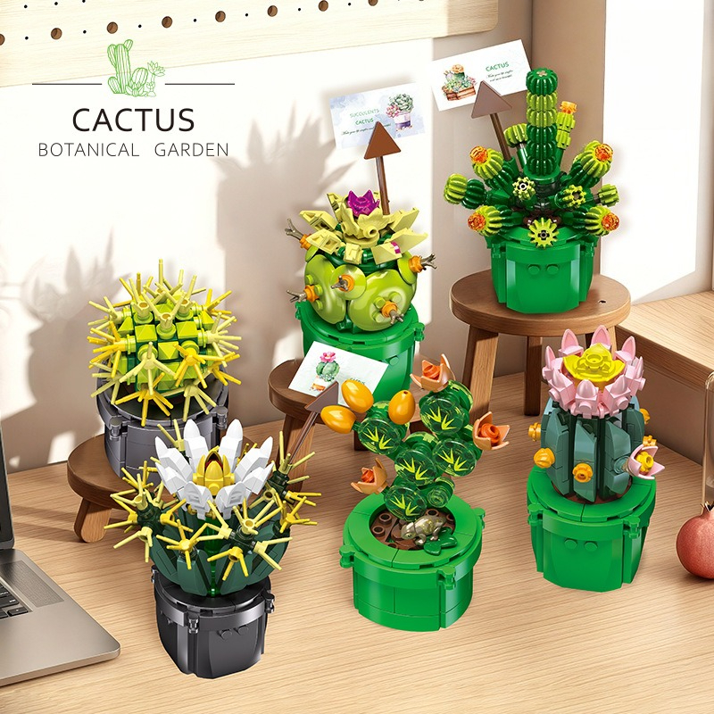 JIE-STAR JJ9175 Cactus Succule - огляд і ціна Cactus Mix Pot