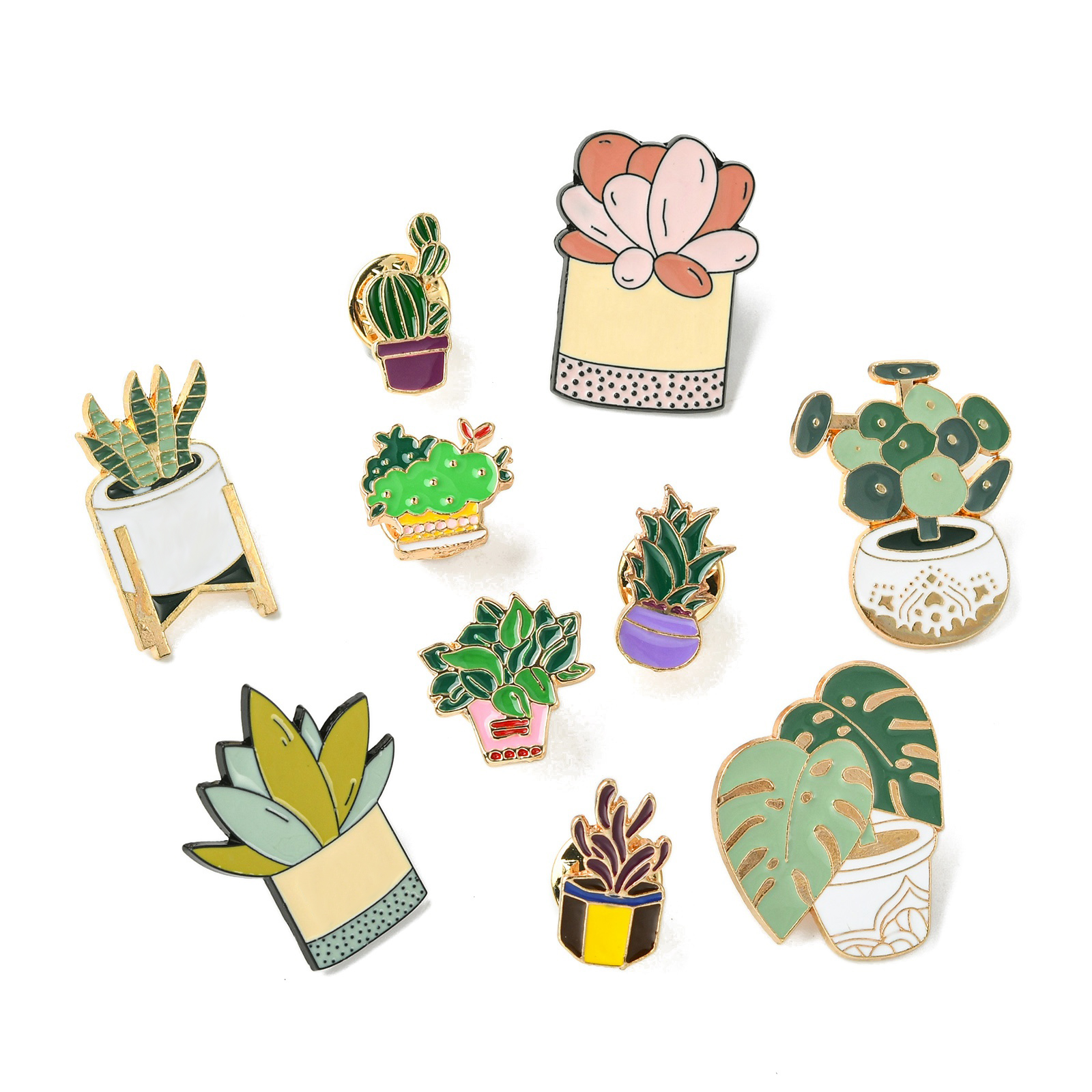 Pandahall 10Pcs Mixed Styles P - огляд і ціна Cactus Mix Pot